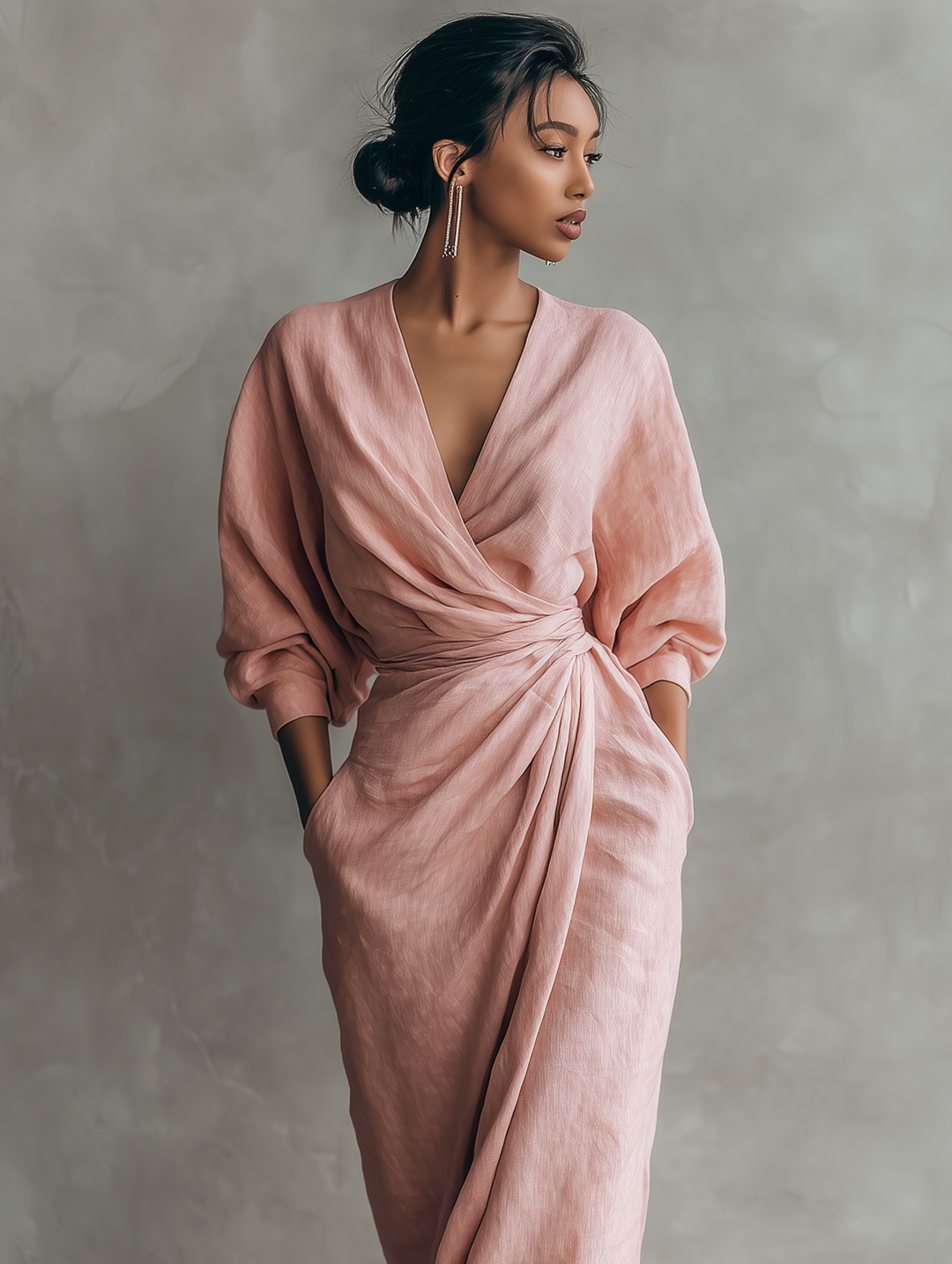 Seraphina | Elegant Wrap Maxi Dress