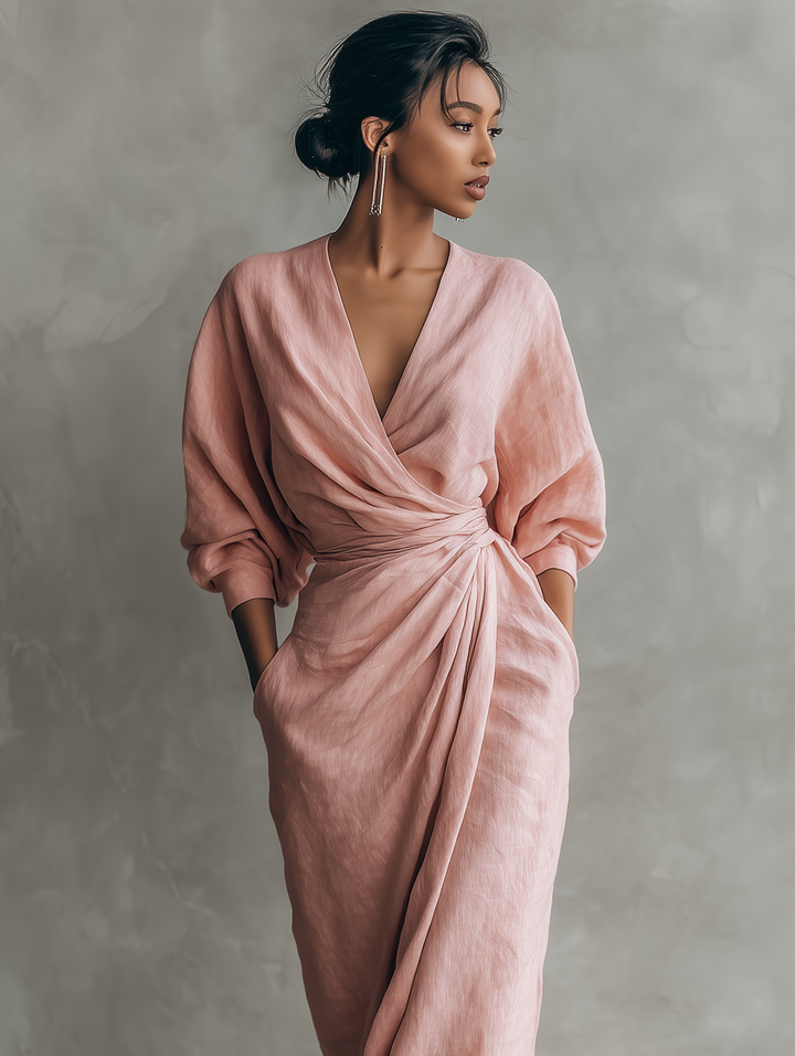 Seraphina | Elegant Wrap Maxi Dress