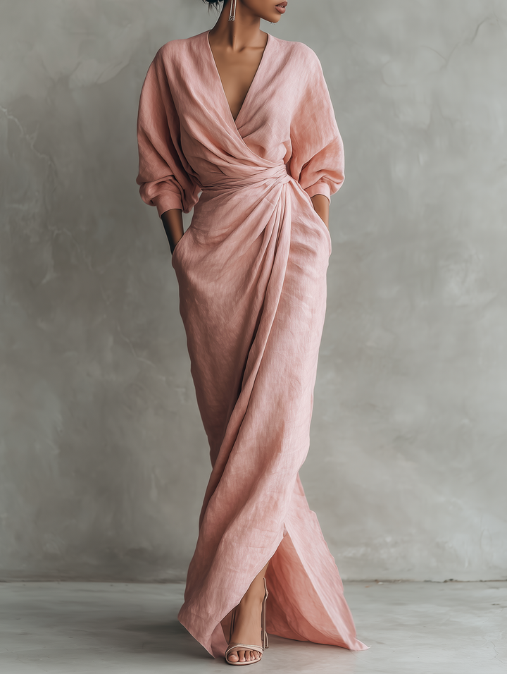 Seraphina | Elegant Wrap Maxi Dress