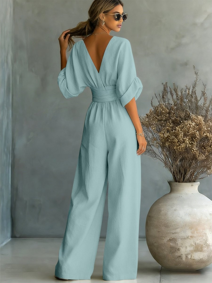Elira Essential V-Neck Jumpsuit