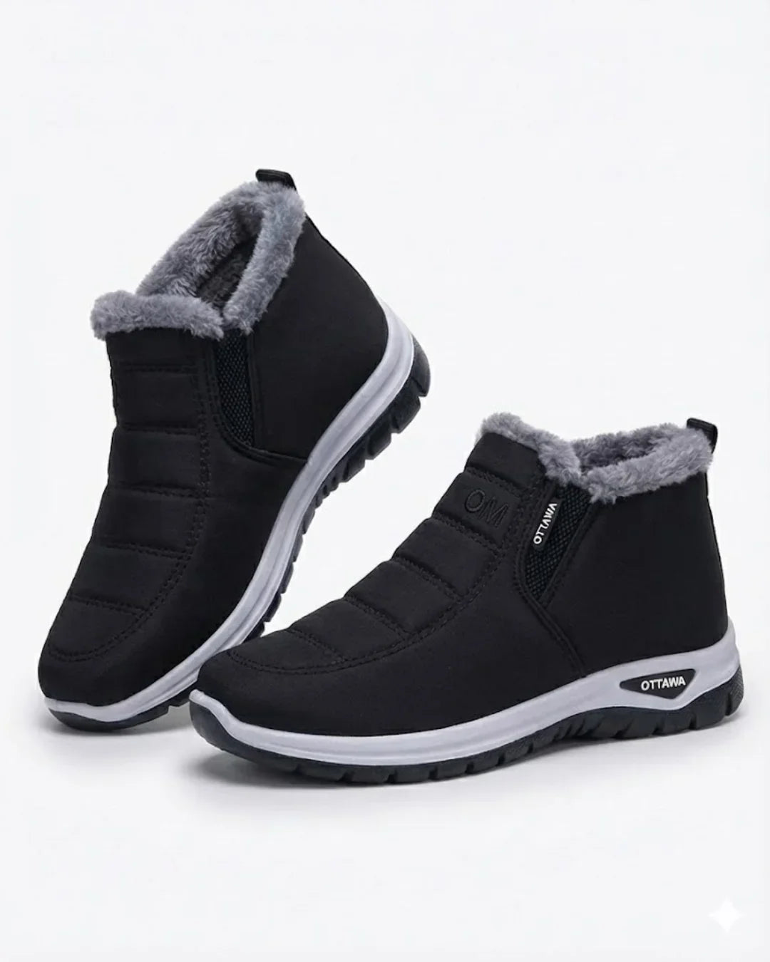 Marilou™ | Slip-On Fleece-Lined Winter Ankle Boots