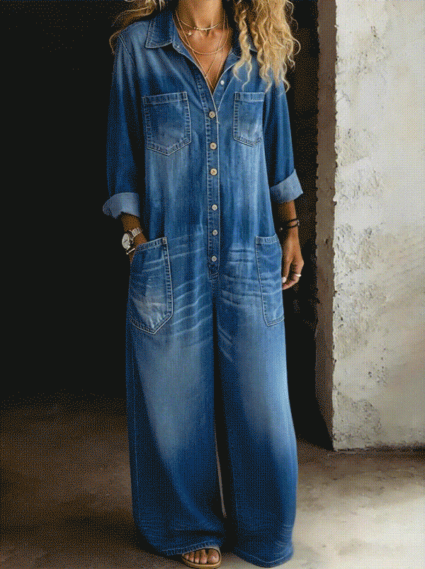 Lena | Casual Denim Overalls