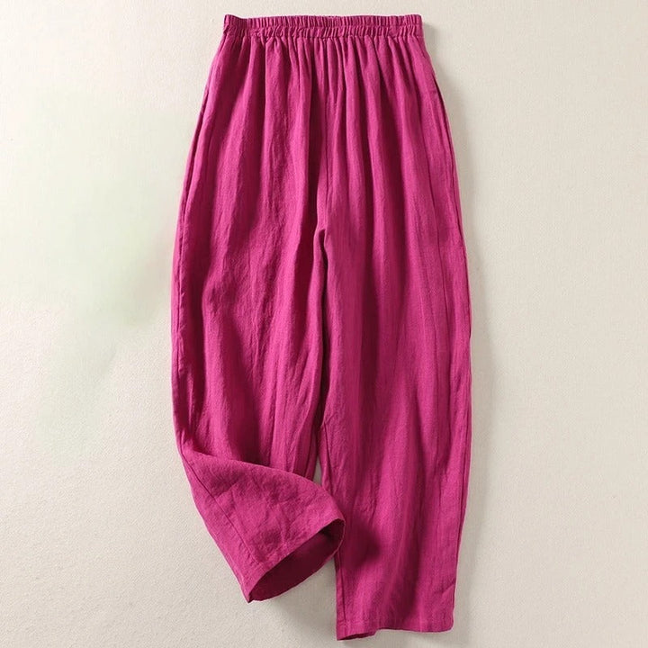Amalia™ | Women's Cotton & Linen Wide-Leg Pants