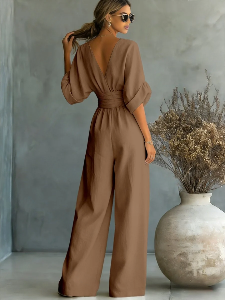 Elira Essential V-Neck Jumpsuit
