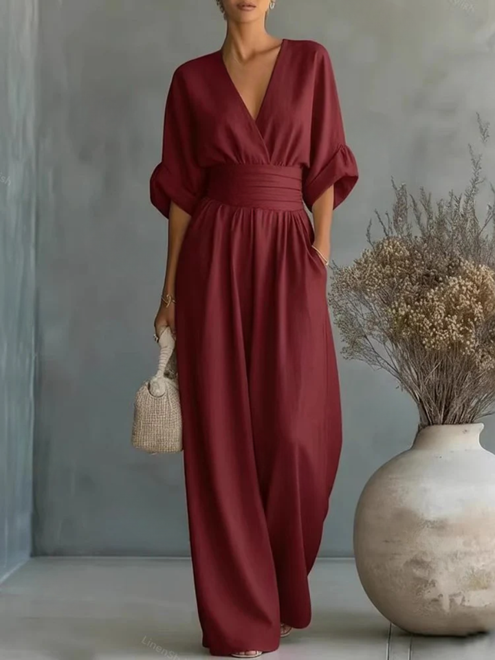 Elira Essential V-Neck Jumpsuit