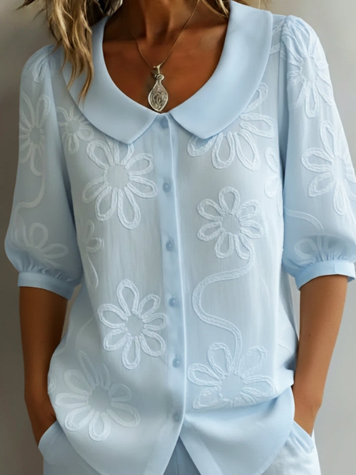 AURÉLIE™ – Lightweight Floral Everyday Blouse