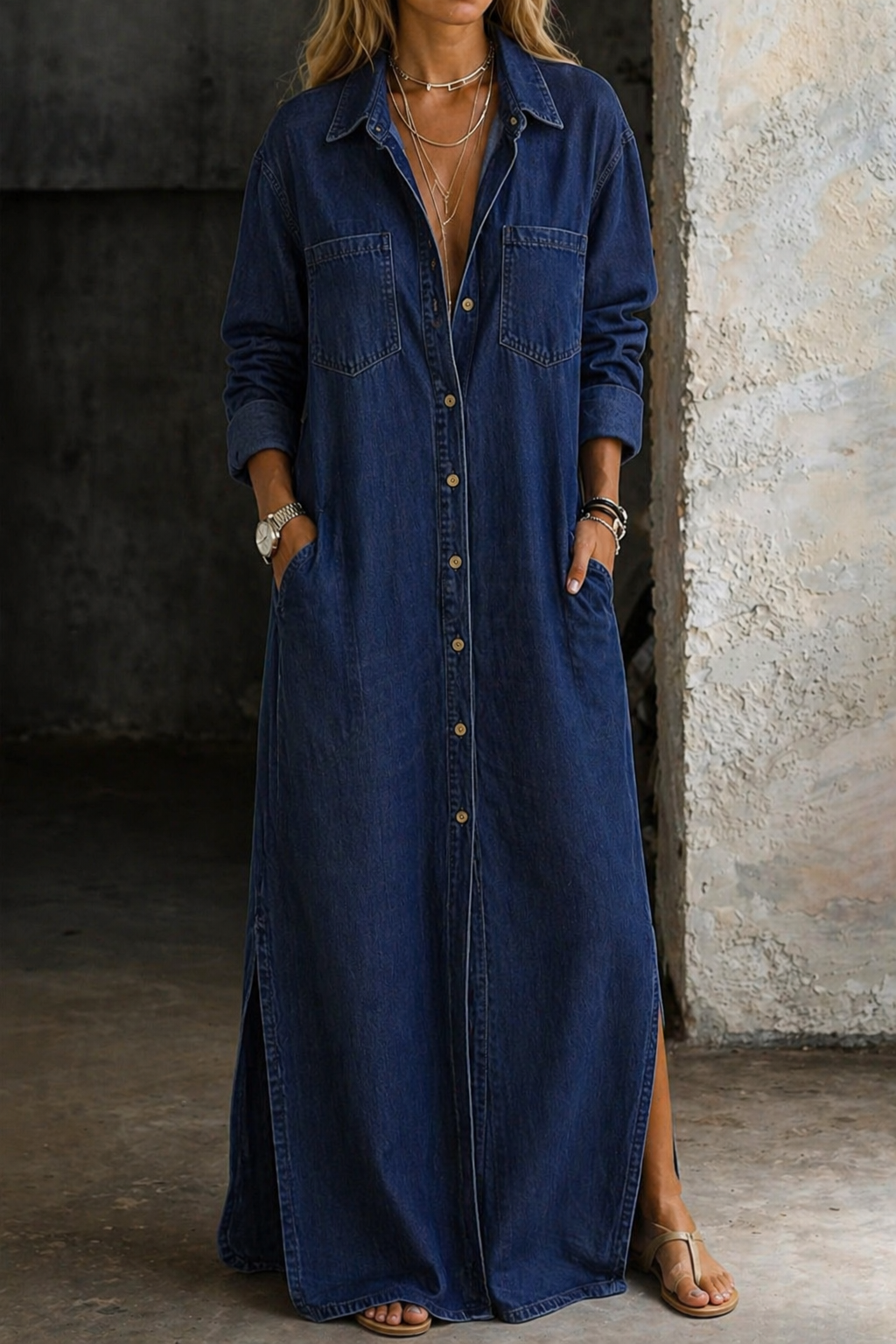 Delana | Button Dress