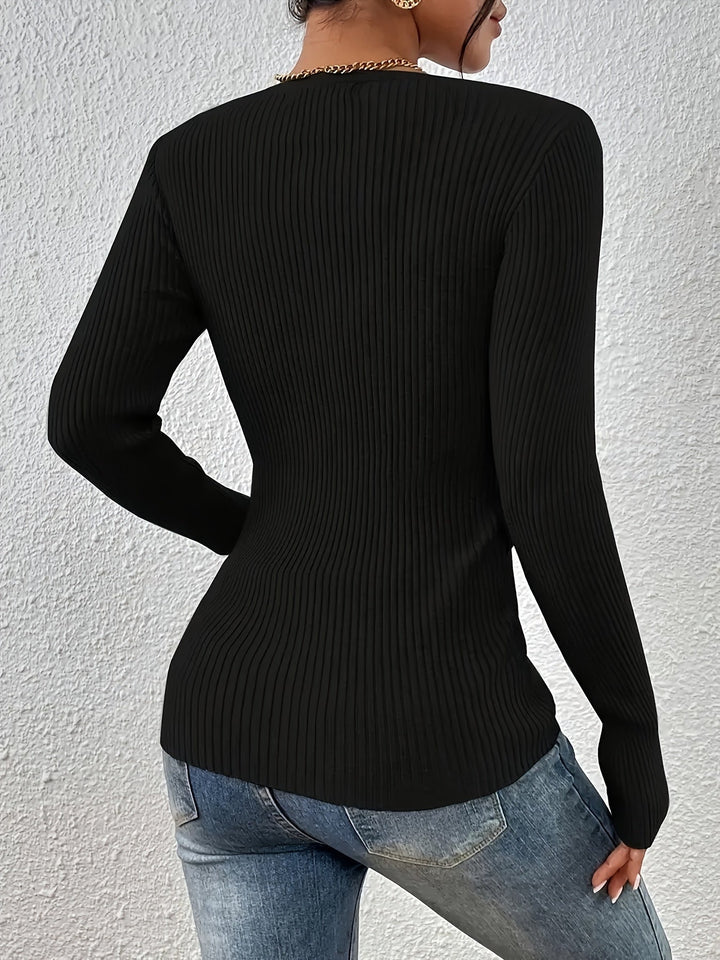 Donatella™ | Elegant Long Sleeve Cardigan