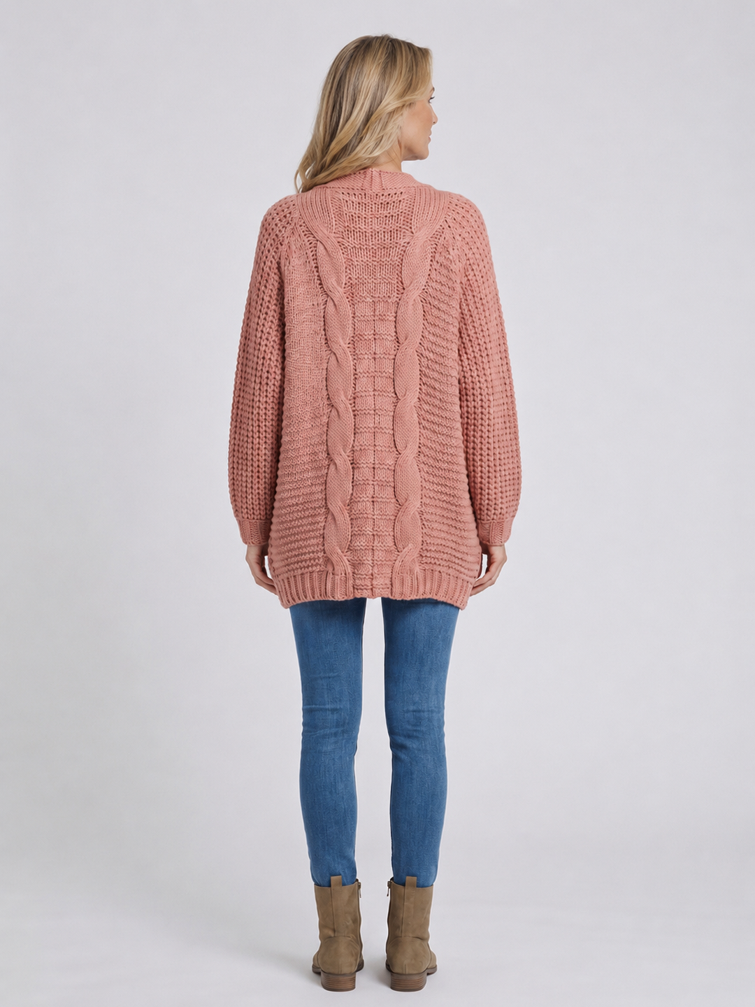 Addison™ | Open-Front Knit Cardigan with Pockets