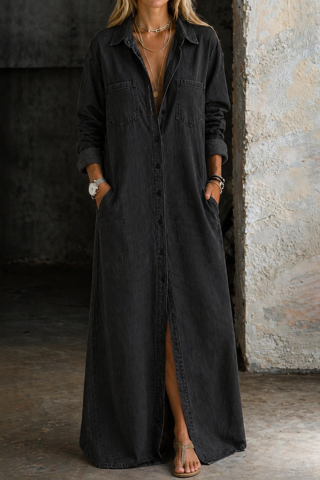 Delana | Button Dress