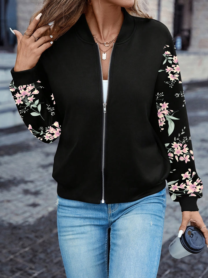Odette™ | Elegant Floral Print Jacket