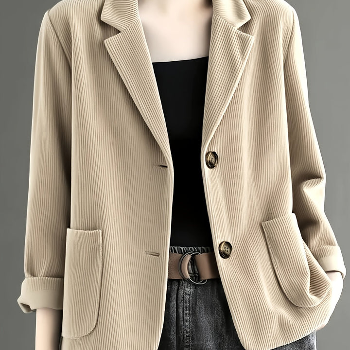 Clarabelle™ | Elegant Corduroy Blazer