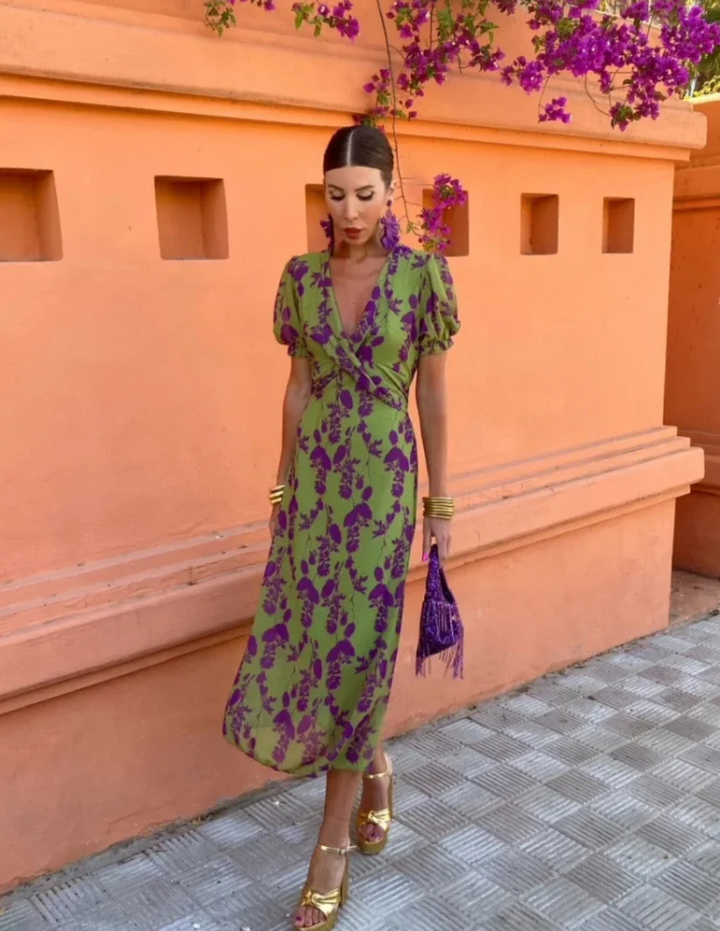 Graziana | Floral Silk Dress