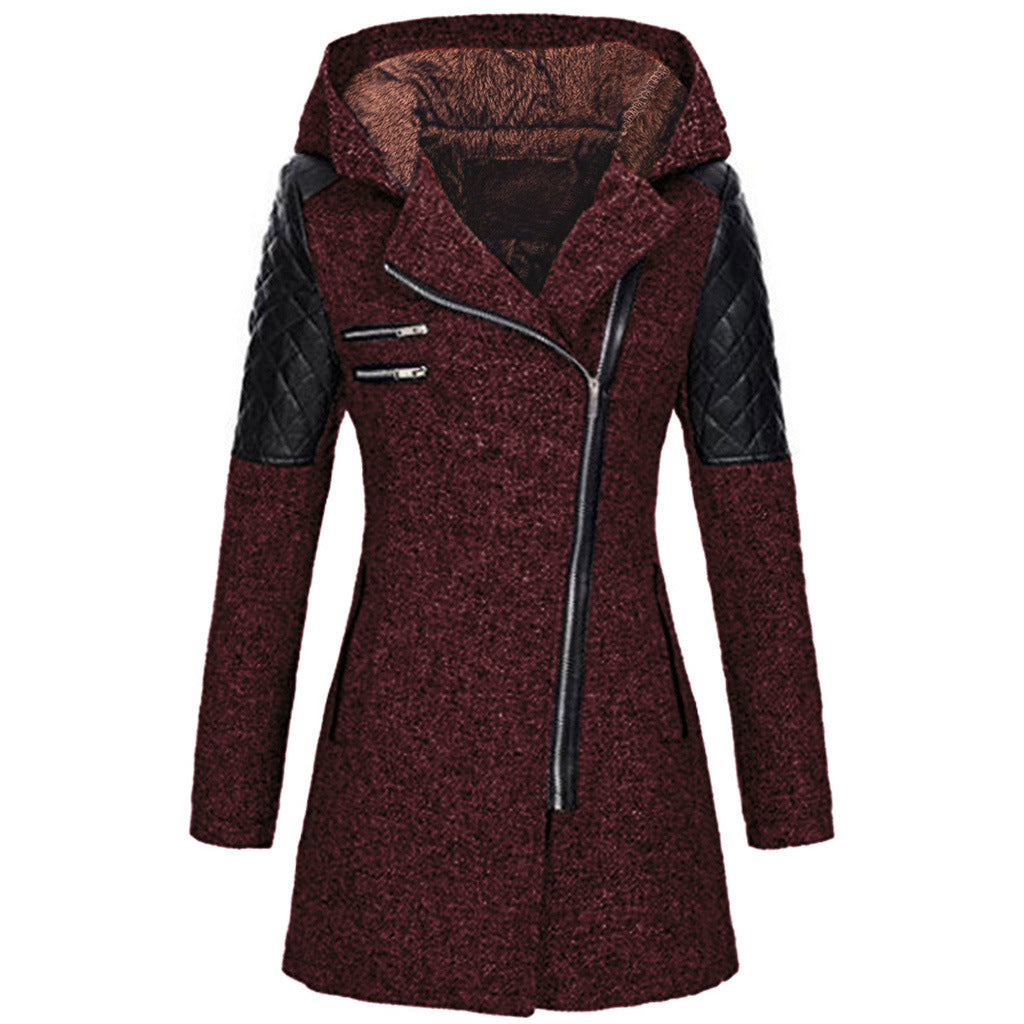 Rosemary™ | Asymmetrical Zipper Coat
