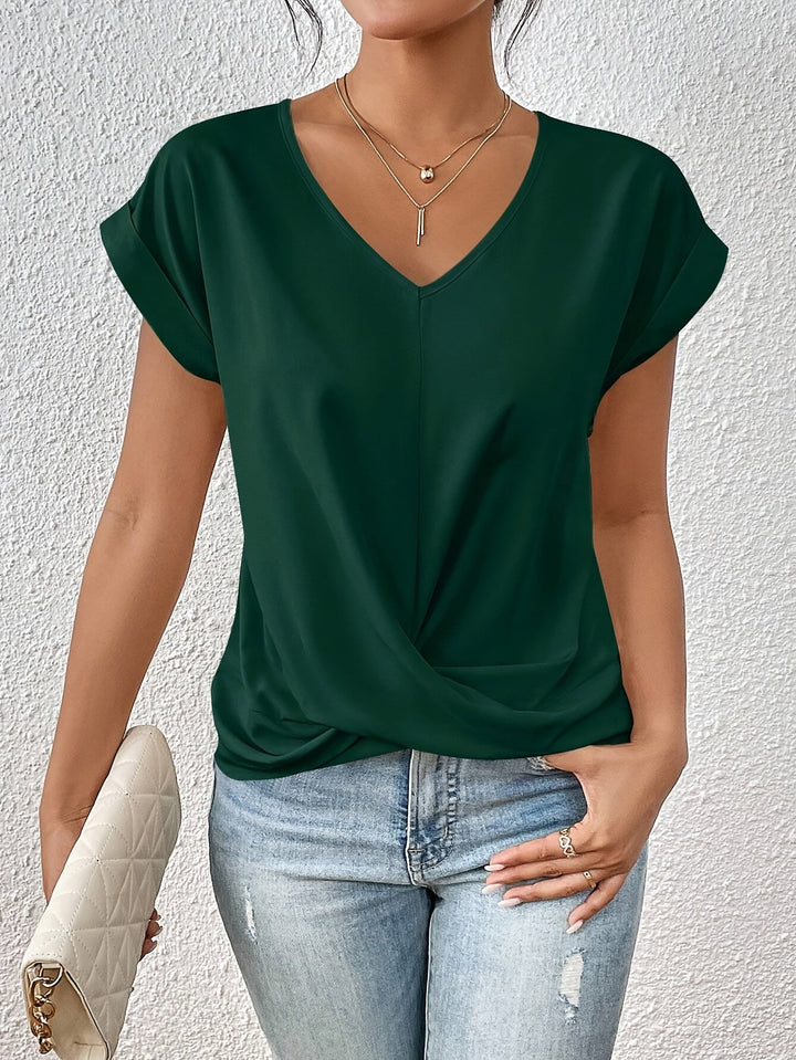 Isabella | Elegant V-Neck T-Shirt for Women