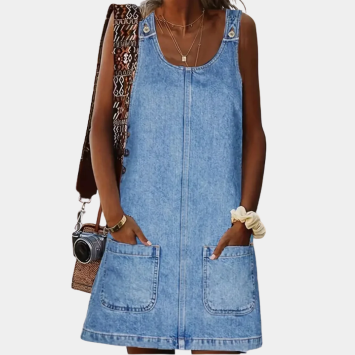 Saylor | Relaxed Denim Look Dress