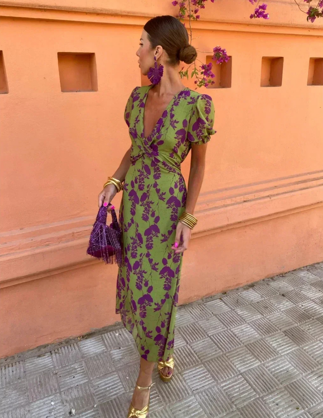 Graziana | Floral Silk Dress