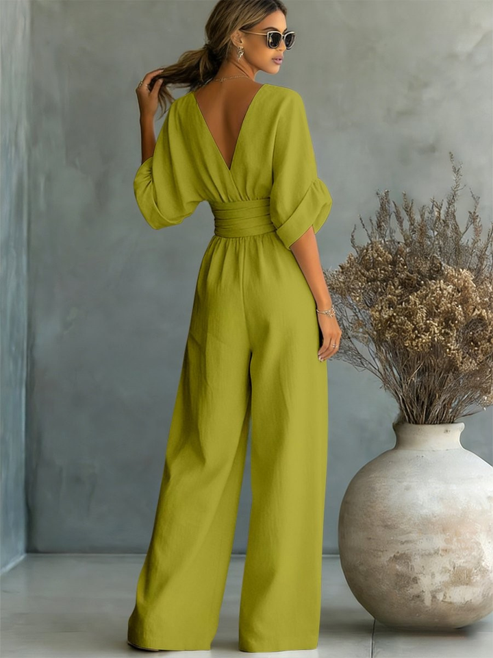 Elira Essential V-Neck Jumpsuit