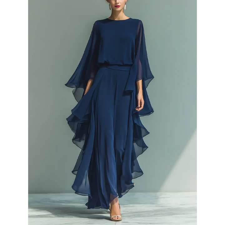 AURORA™ – Flowing Chiffon Two-Piece Set