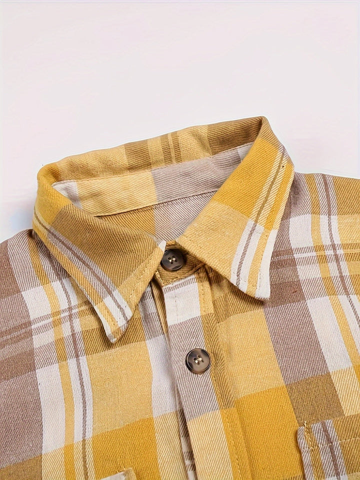 Hailey| Vintage Print V-Neck Top