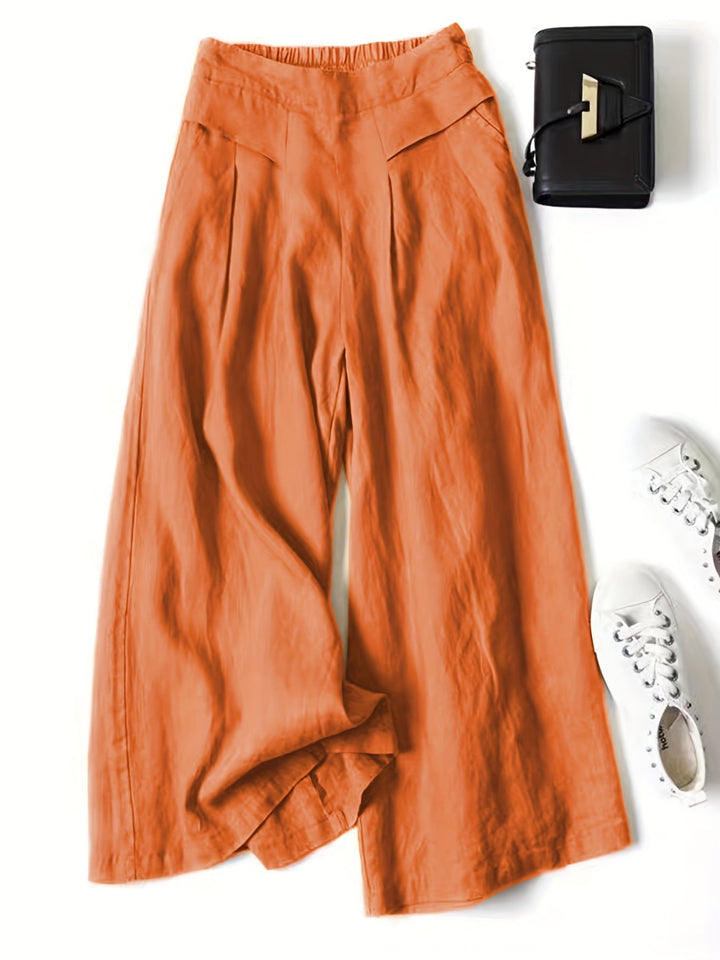 Jani™ | Retro Flared Linen Pants