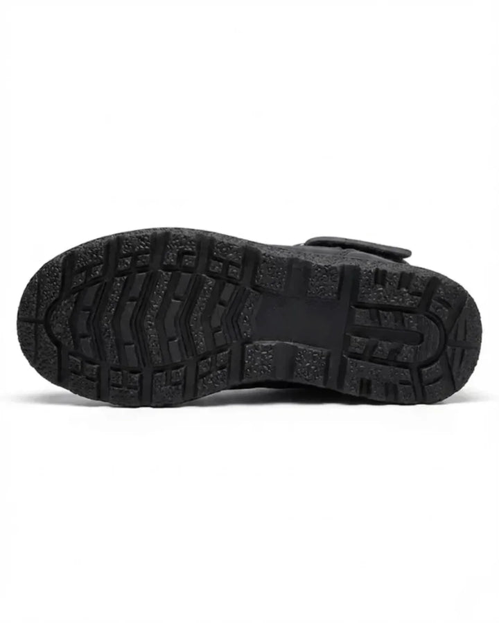 Oksana™ | Quilted hook-and-loop plush-lined snow boots