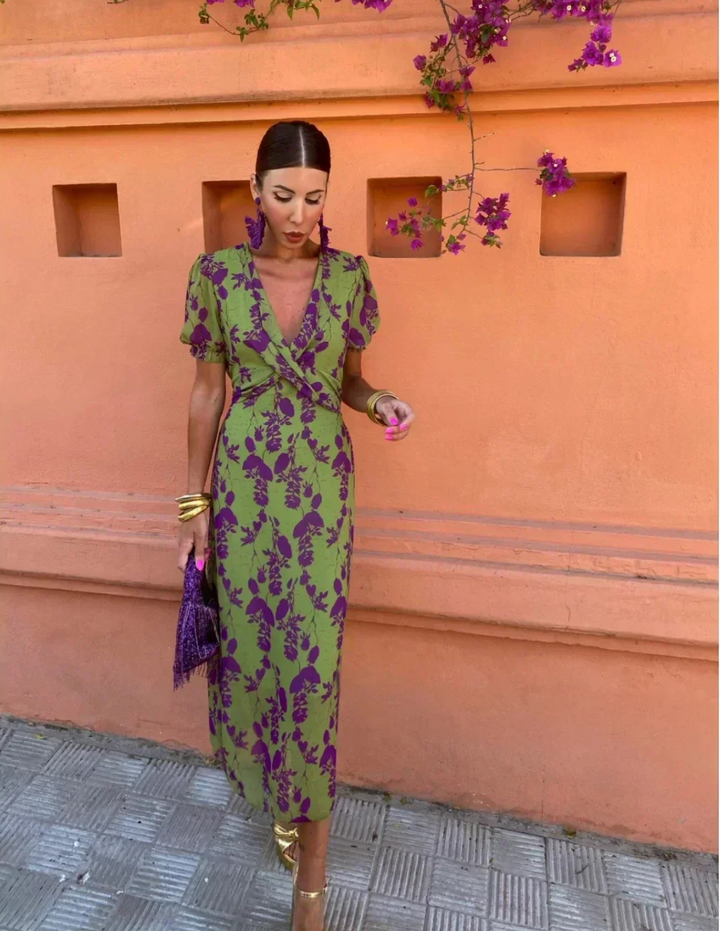Graziana | Floral Silk Dress