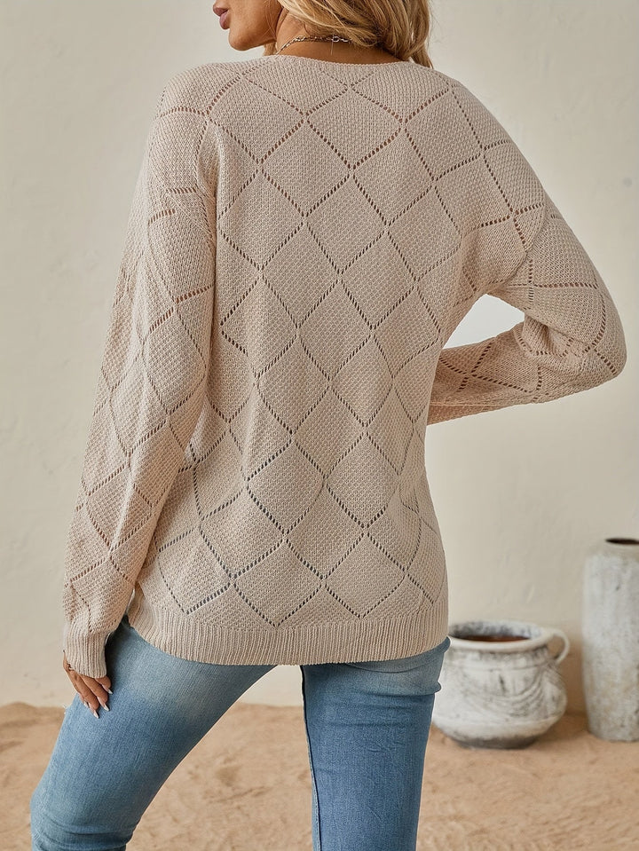 Christina™ | Casual V-Neck Sweater