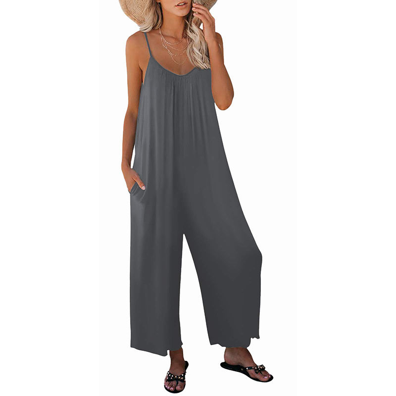 Rio™ | Elegant Flowing Jumpsuit with Pockets