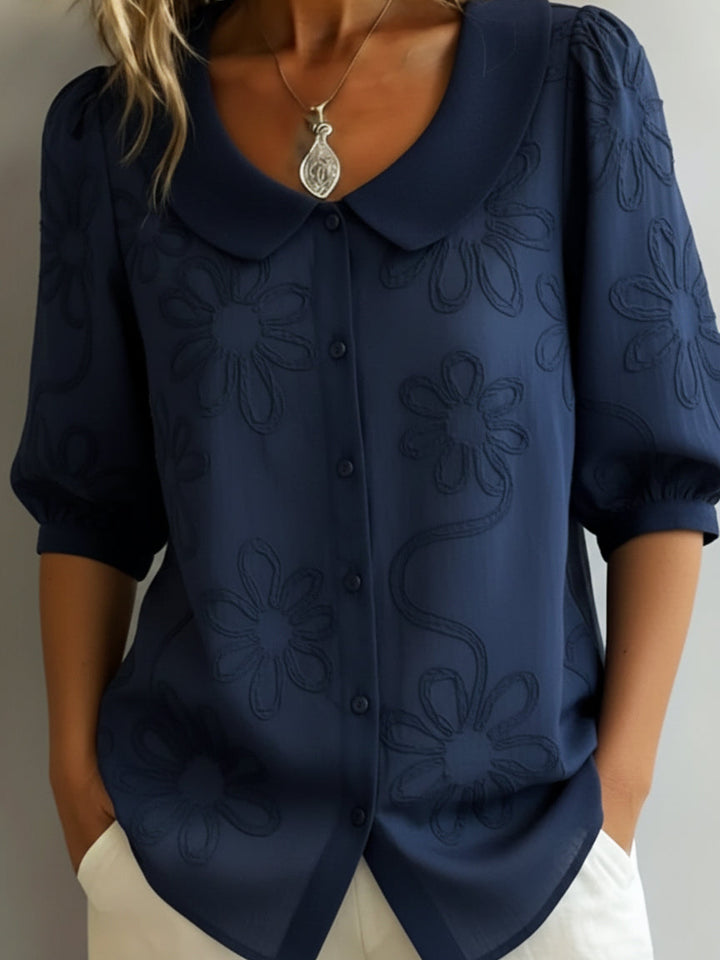 AURÉLIE™ – Lightweight Floral Everyday Blouse