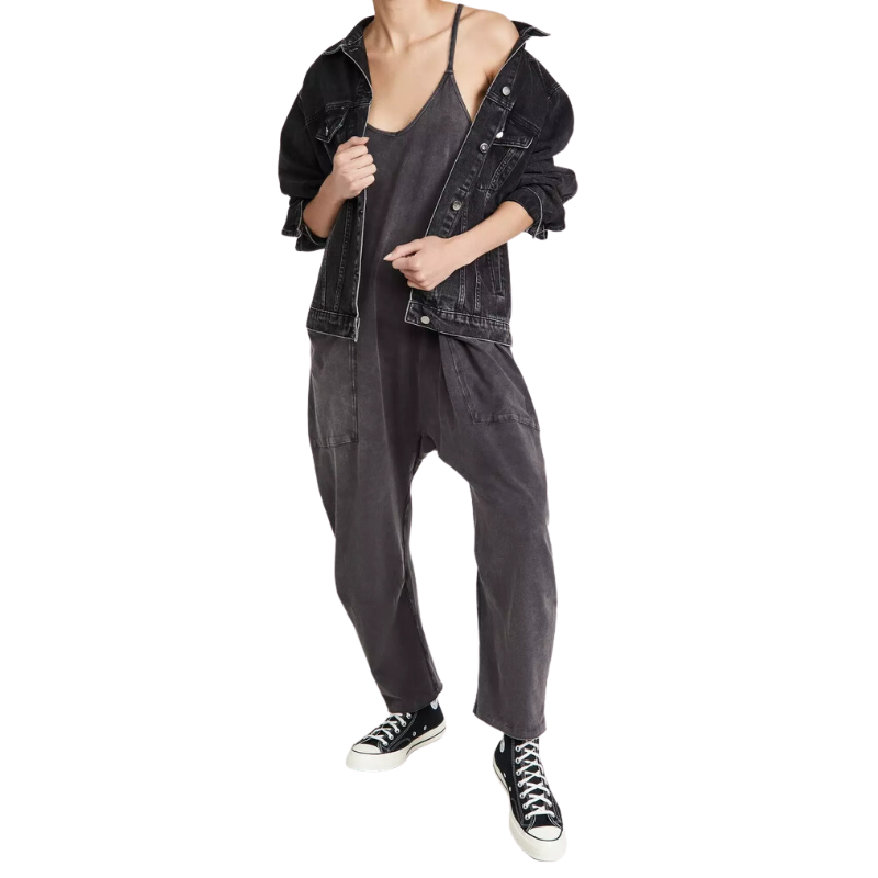 Una™ | Elegant Long Cotton Jumpsuit