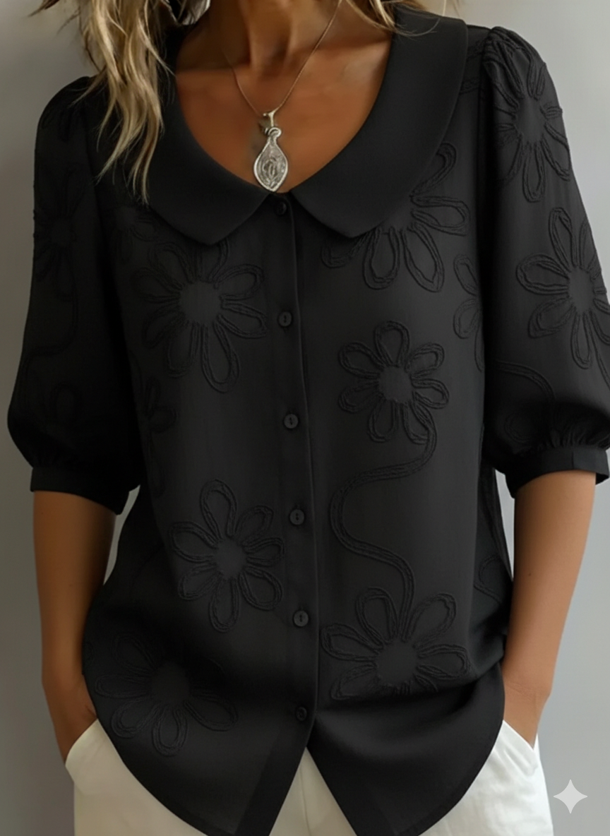 AURÉLIE™ – Lightweight Floral Everyday Blouse