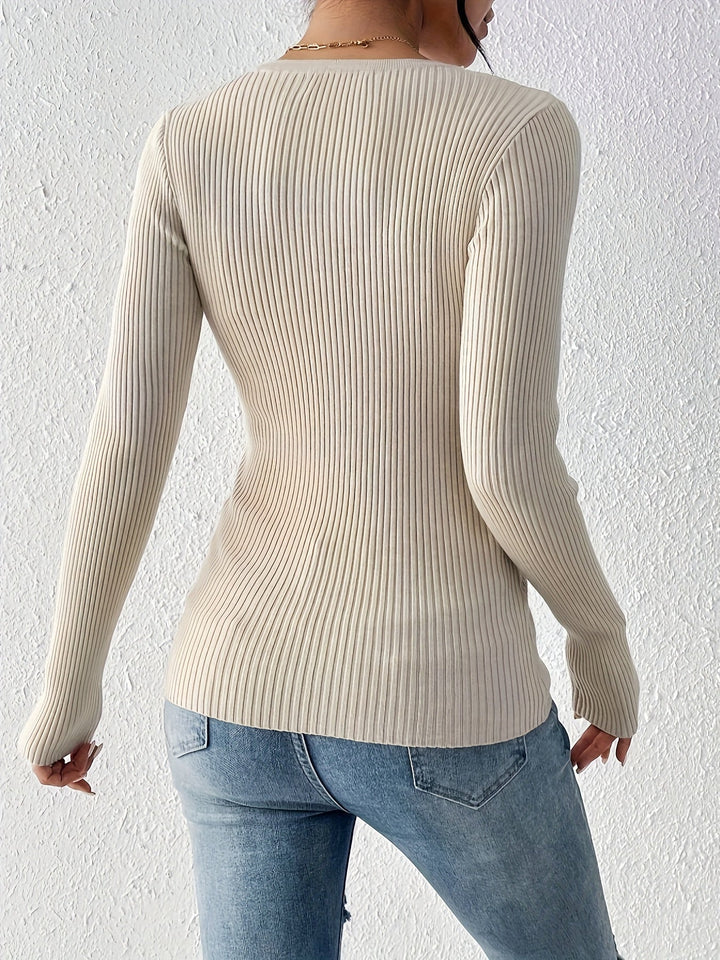 Donatella™ | Elegant Long Sleeve Cardigan