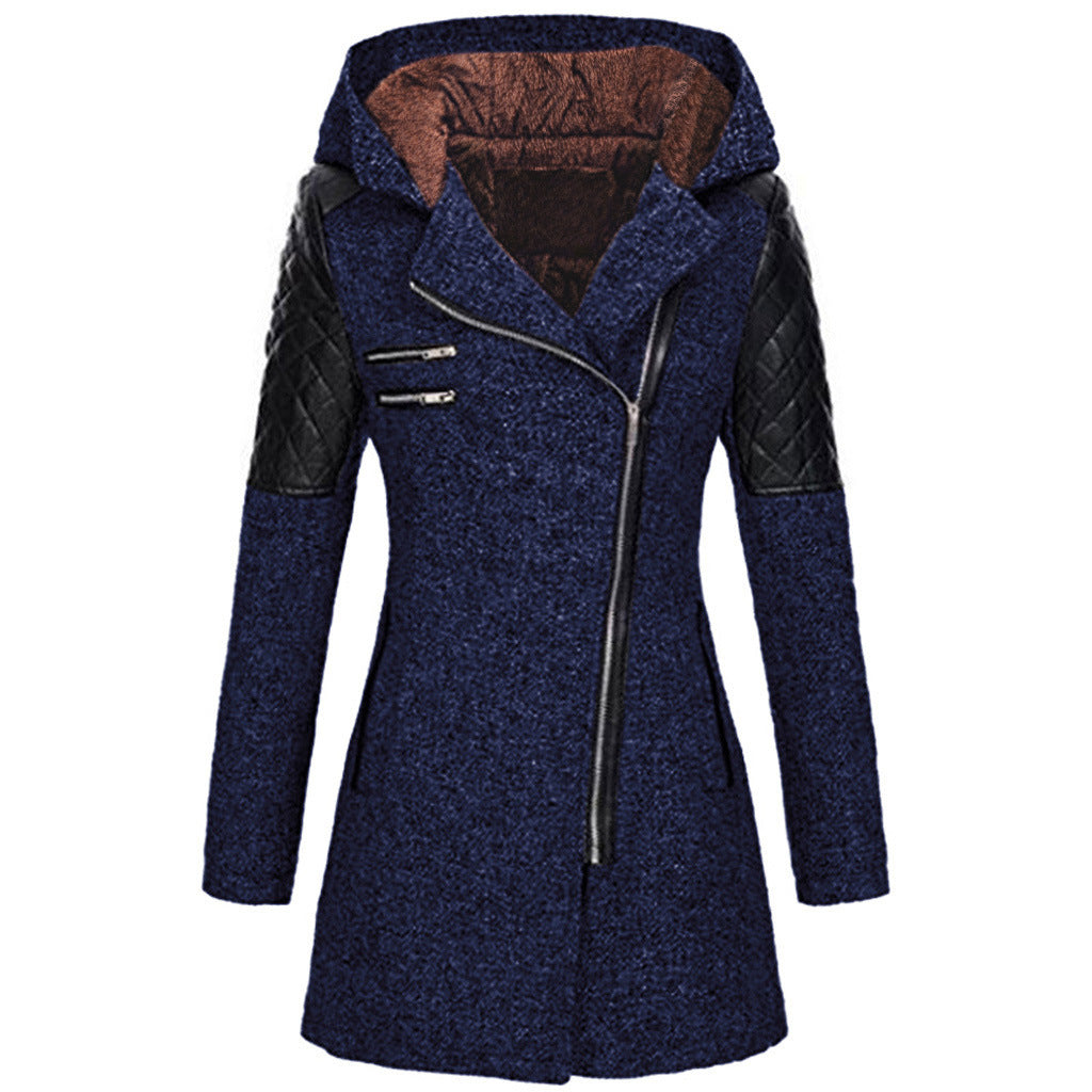 Rosemary™ | Asymmetrical Zipper Coat