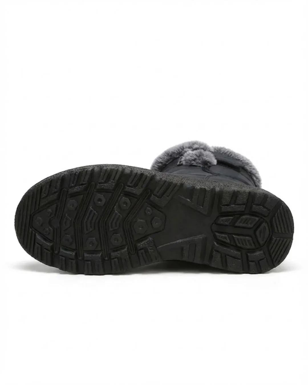 Laura™ | Faux-fur trim buckle winter boots