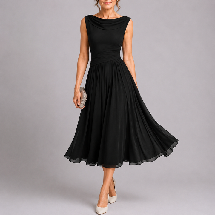 Rosalie™ | Elegant Pleated Midi Dress