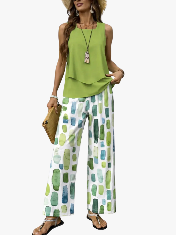 Elowen | Elegant Two-Piece Summer Set for Women