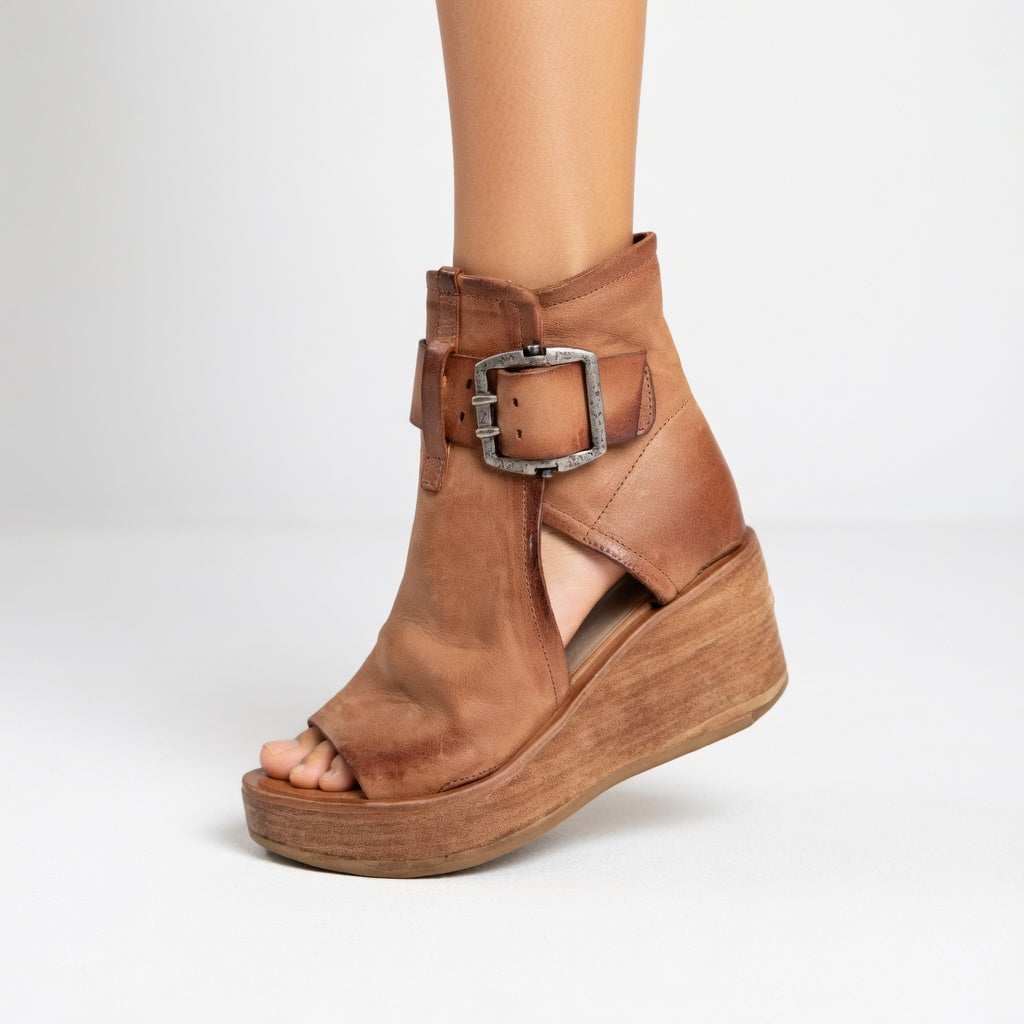 ORÉLISSE™ – Modern Open Wedge Ankle Boots