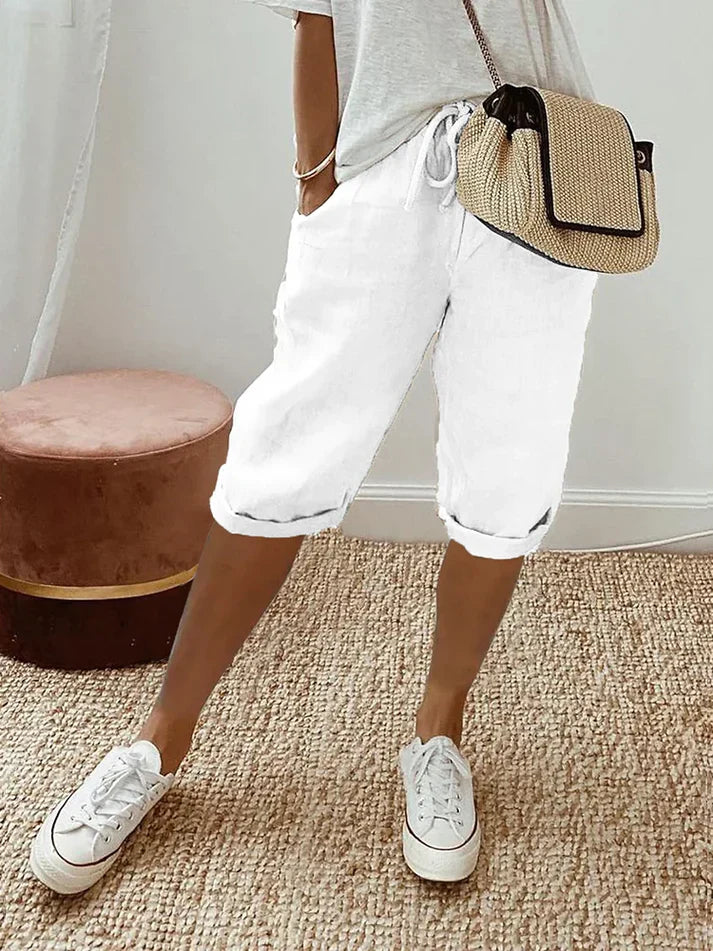 Capri Pants for Women | Elastic Waist & Effortless Comfort
