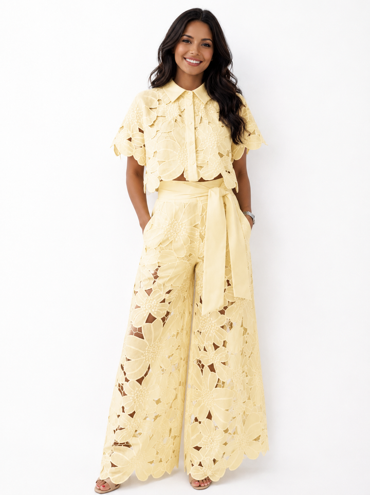 SERENA™ – Vintage Lace Two-Piece Set