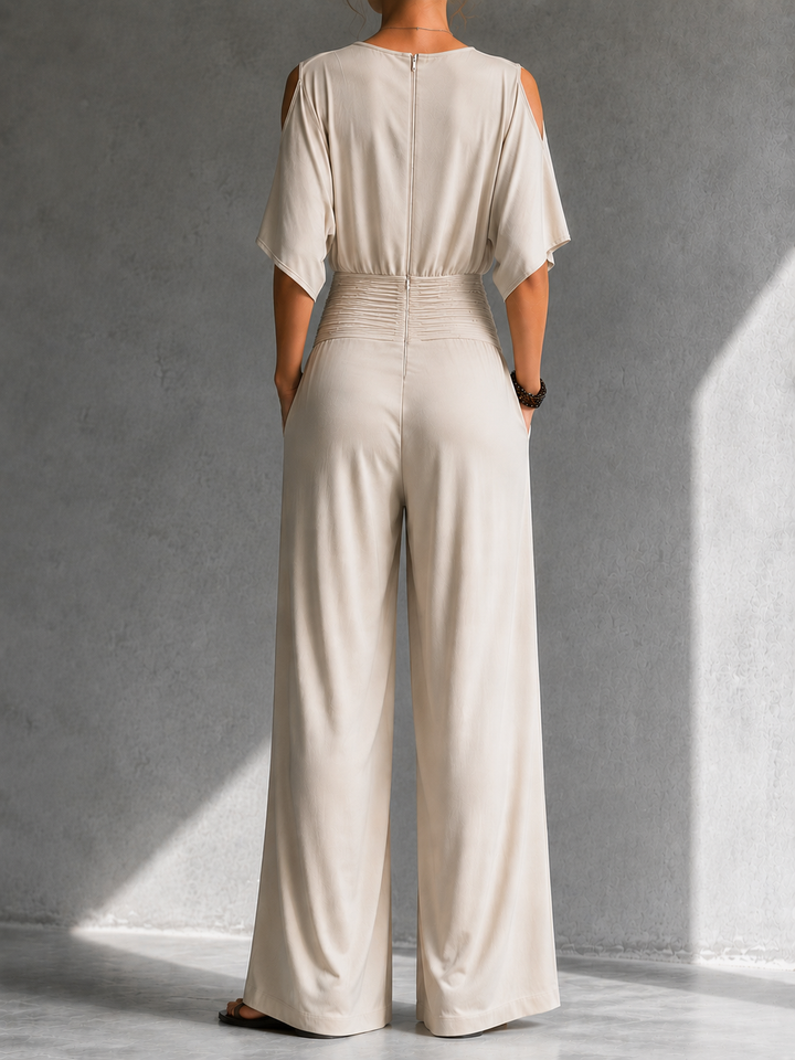 Alessia | Elegant Open-Shoulder Jumpsuit