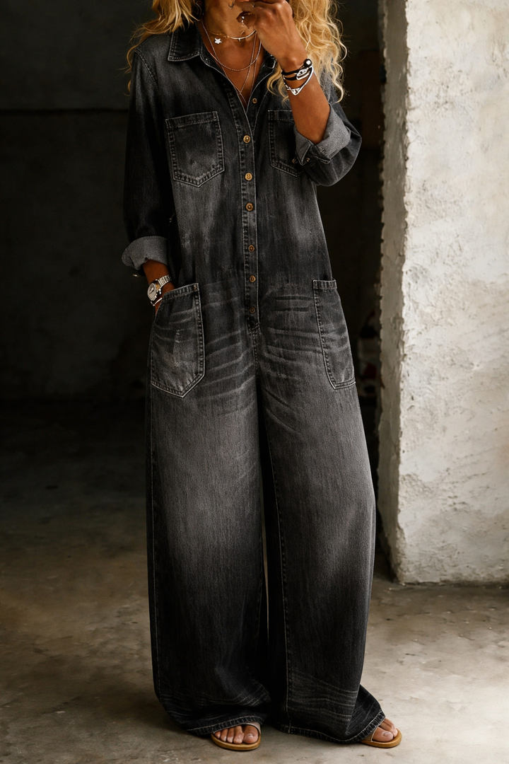 Lena | Casual Denim Overalls
