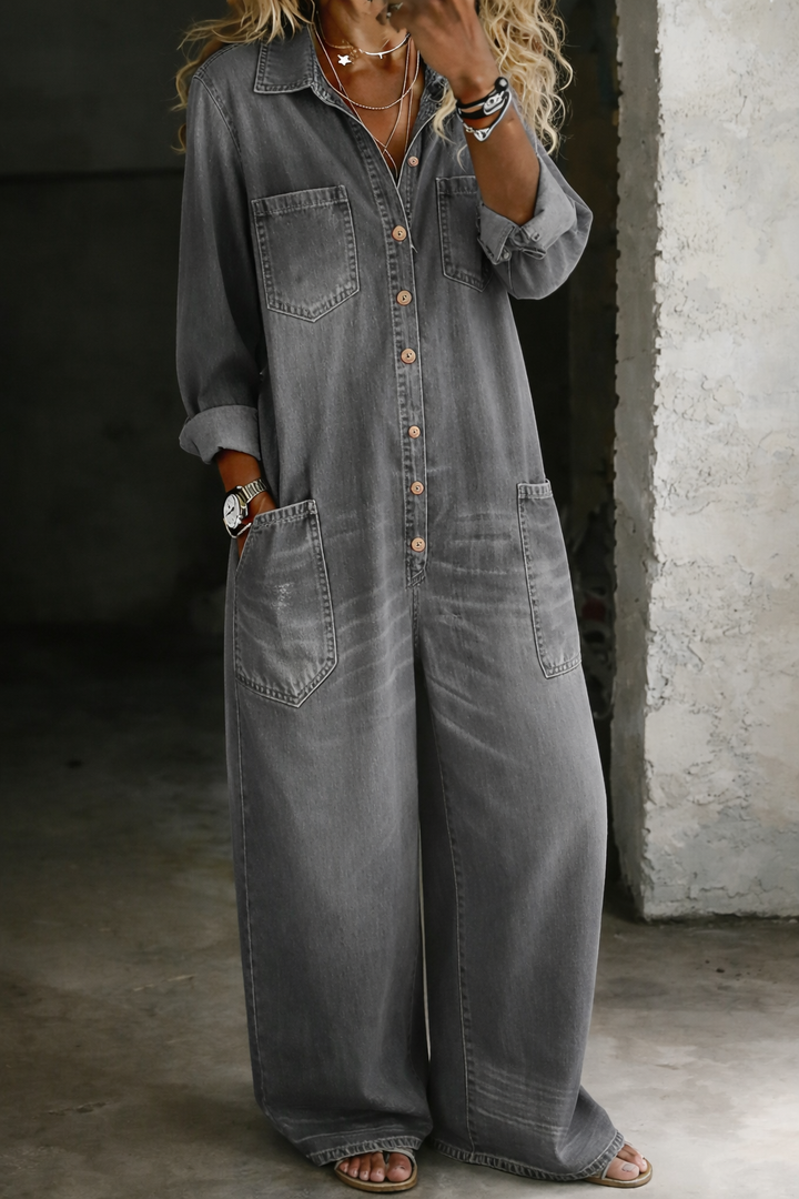 Lena | Casual Denim Overalls