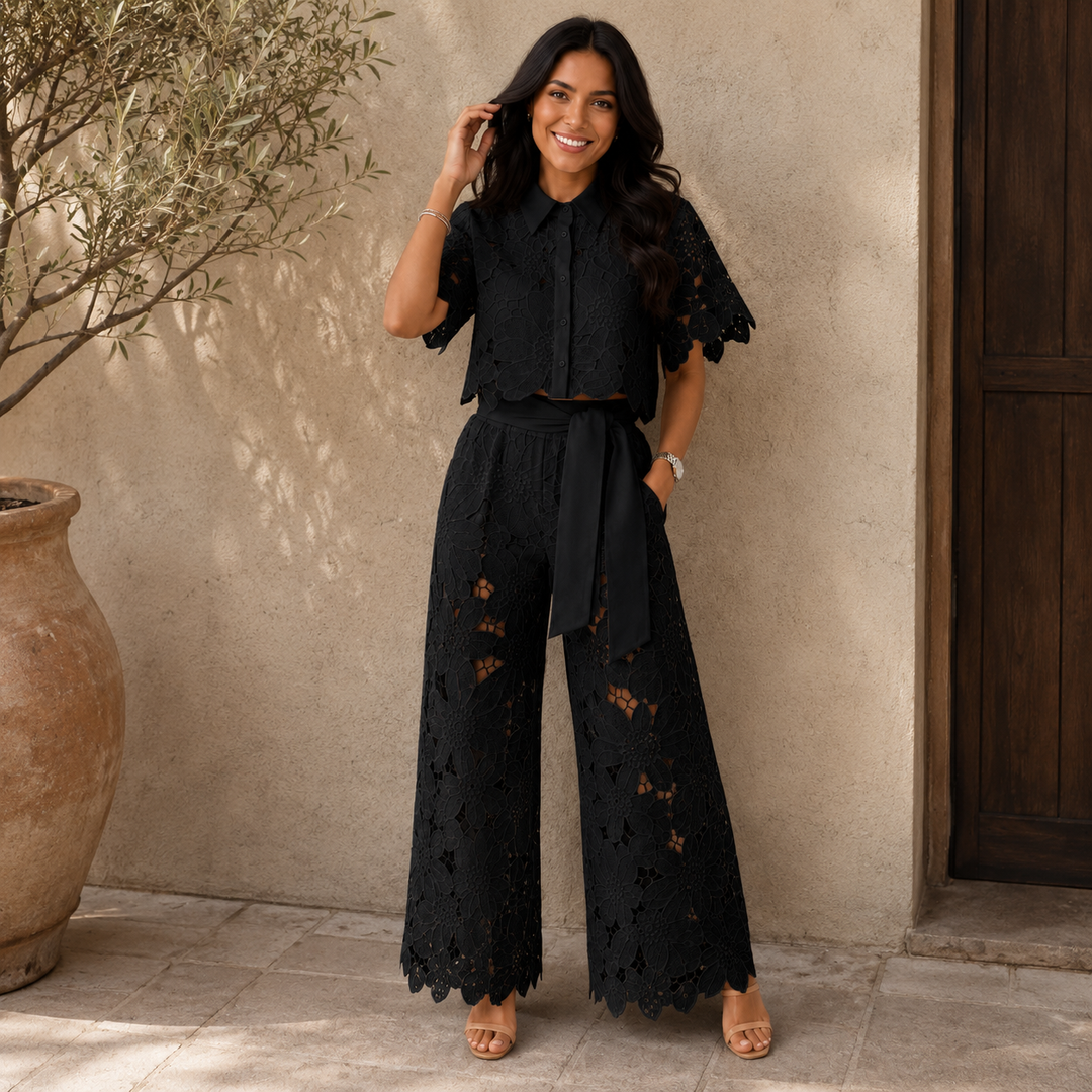 SERENA™ – Vintage Lace Two-Piece Set
