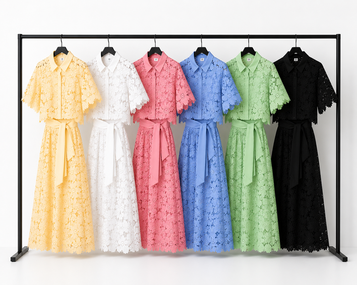 SERENA™ – Vintage Lace Two-Piece Set