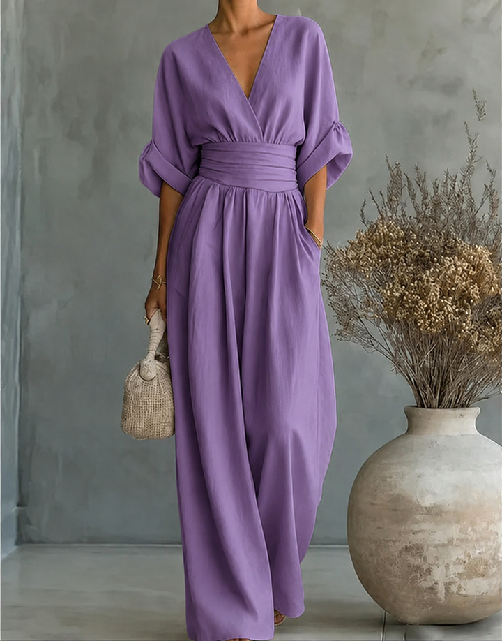 Élise – Elegant Wide-Leg Jumpsuit
