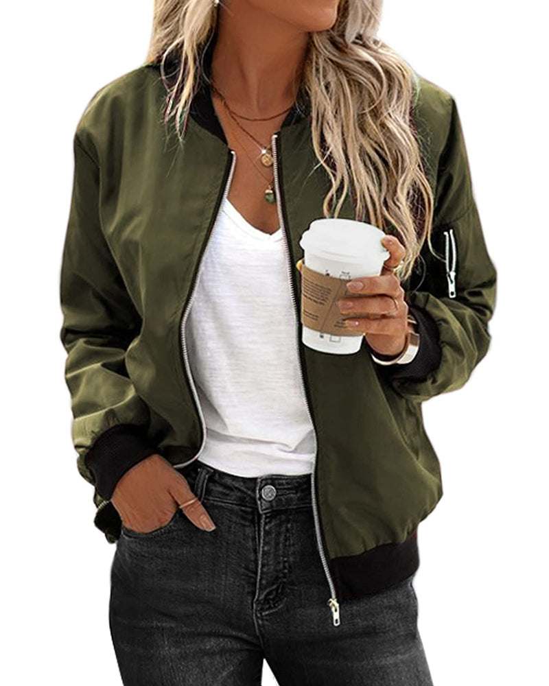 Karena™ | Elegant and Comfortable Bomber Jacket