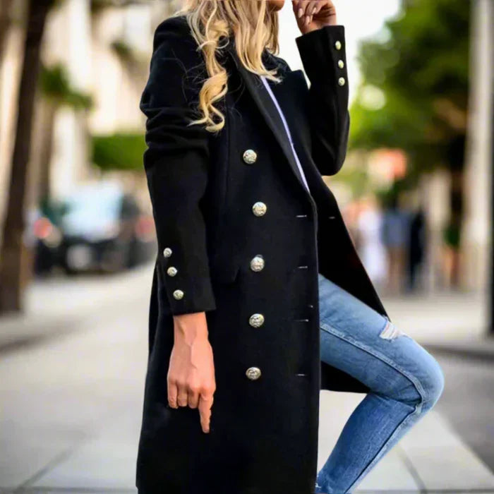 Barba™ | Elegant Double-Breasted Cotton Coat