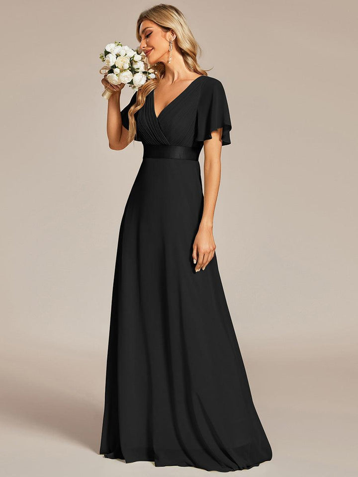 ELEONORE™ – High-Waist Chiffon Bridesmaid Dress