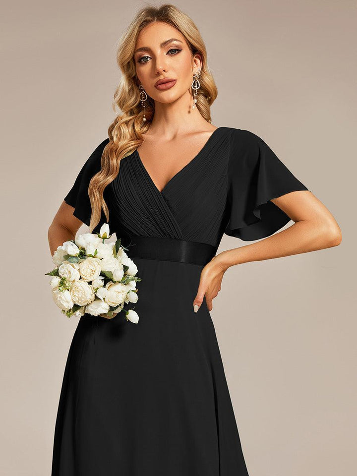 ELEONORE™ – High-Waist Chiffon Bridesmaid Dress